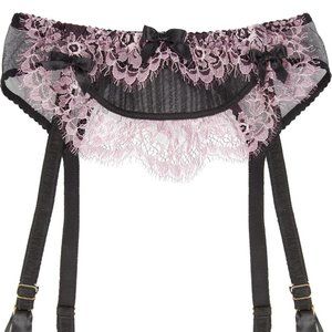 NWT Agent Provocateur Veronika Garter Purple Black